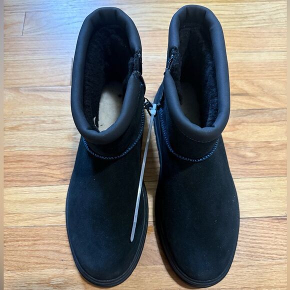 Koolaburra | Mini Hybrid Faux Shearling Platform Bootie - Picture 5 of 8